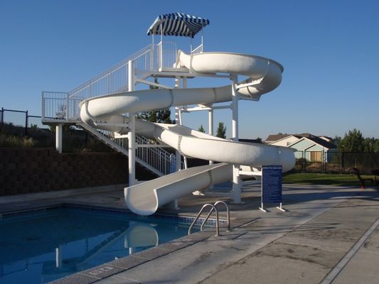 Privé zwembad Speelgoed Glasvezel glijbaan Water pretpark Spelen Rides Indoor speeltuin Kinderen