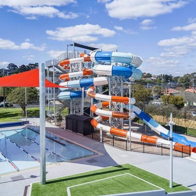 Waterpark Ride Big Play And Slides Glasvezel Tube Zwem Accessoires zwembad Voor kinderen