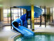 Van de het Waterdia van het cycloon Zwembad Ééndelige de Glasvezel Blauwe Kleur voor Aqua Park