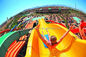 Mini Aqua Play waterthema park apparatuur amusementsglijbanen commercieel voor volwassenen zwembad