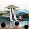 Mini Aqua Play waterthema park apparatuur amusementsglijbanen commercieel voor volwassenen zwembad