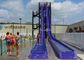 Bovengrond zwembad Kinderenritten Waterpark apparatuur Glasvezel waterglijbaan