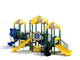 ODM LLEPE Outdoor Playground Playhouse met buisplastic glijbanen