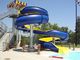 OEM Kinderen Waterpark Play Pool Amusement Rides Glasvezelslide