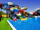 12 mm Dikte glasvezel zwembad glijbaan Water Theme Park Equipment Set