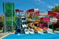 ODM Amusement Aqua Water Park zwembad Kind Rijdt Glasvezelslide