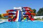 ODM koop commerciële kinderen speeltuin water zwembad glasvezel glijbaan uit China