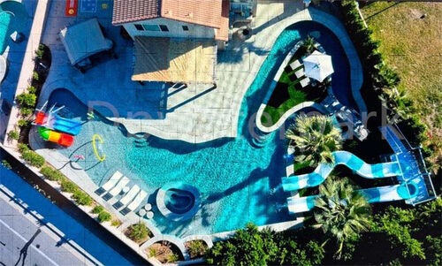 Amerikaans privé villaproject