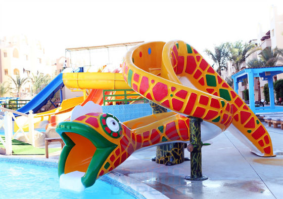 Het openluchtspel van het de Poolwater van Cobramini pool slide fiberglass swimming voor Kinderen