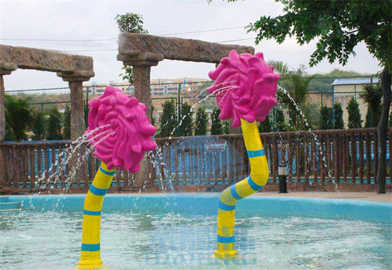 Van het de Plonsstootkussen van het glasvezelwater de Antistatische Kinderen Rose Flower Water Spray Park