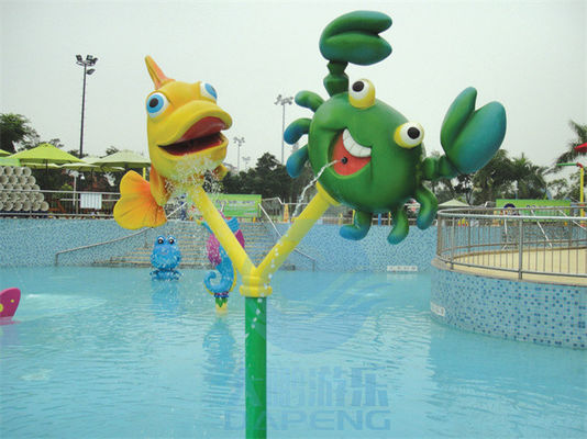 Glasvezelvissen en het Vastgestelde Speelgoed van de Krabnevel voor Kinderen Aqua Park Splash Zone