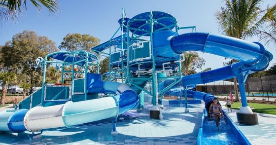 Waterpark speeltuin Outdoor games zwembad accessoires kinderen water glijbaan buis spiraal