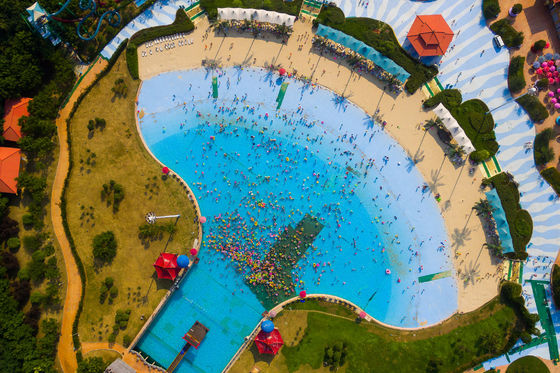 OEM Aqua Water Park Big Blue Tsunami Wave Pool Anti UV Steel Artificial Surf Machine te koop