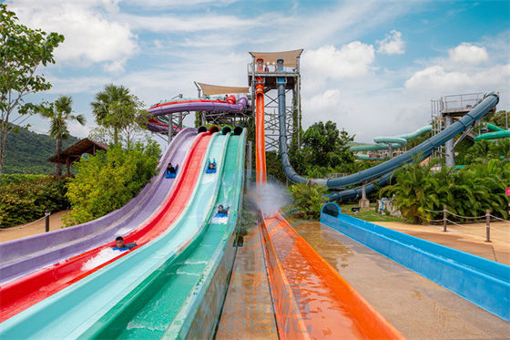 De Draai Aqua Drop Water Slide Fiberglass van het waterpark met een Begin van de Lanceringscapsule