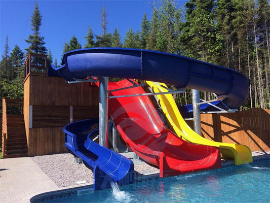 Van de het Waterdia van het hotel Zwembad de Glasvezel Aqua Park Equipment 4.5m Hoogte