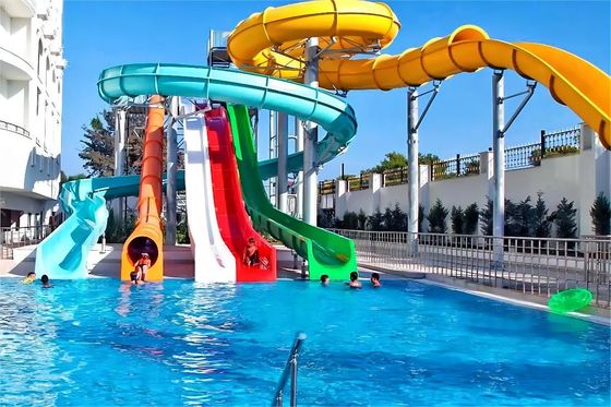Goede prijs. 18.5 Kw waterpark glijbaan amusement ritten glasvezel glijbaan buiten voor kinderen online