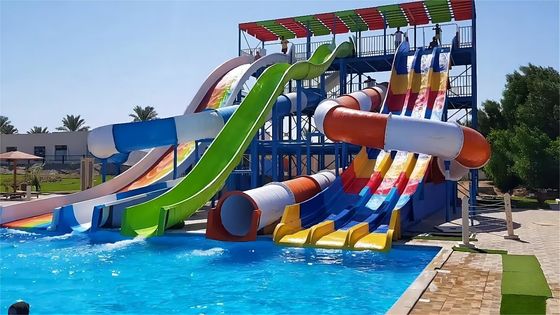 Goede prijs. Fiberglass kinderglijbaan amusement waterpark zwembad speelgoed zwembad ritten online