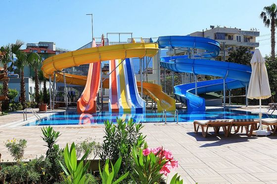 Goede prijs. Aqua Theme Park Zwembad Spelen Rides Glasvezel Waterglijbaan Voor volwassenen online