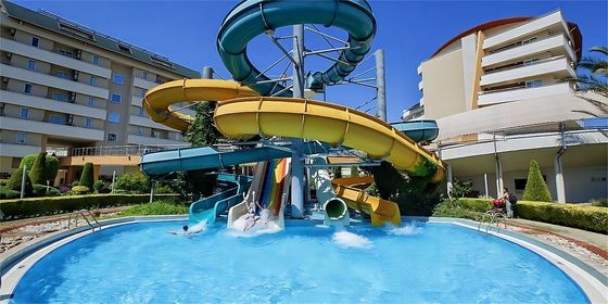 Goede prijs. Buiten waterpark zwembad buis glasvezel water glijbanen uitrusten online