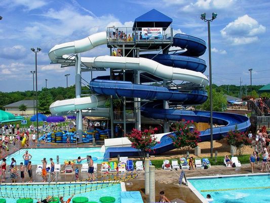 Goede prijs. Outdoor water amusement park speeltuin zwembad apparatuur spiraal glij set online