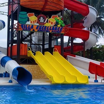 Goede prijs. Waterpark Kinderen zwembadapparatuur Kleine glasvezel waterglijbaan online