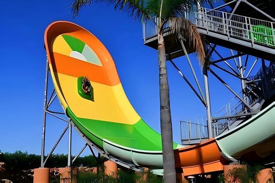 Goede prijs. OEM Outdoor Large Water Playground Swimming Pool Fiberglass Water Slide online