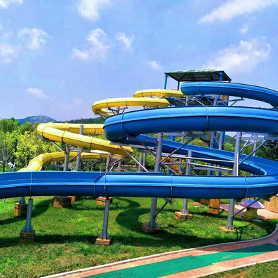 Goede prijs. Customized Size Colorful Fiberglass Water Slide for Outdoor Water Parks and Pools online