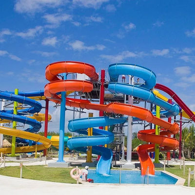 Goede prijs. Customized Colorful or Customized Fiberglass Slide for Residential and Resort Hotel Water Parks online