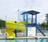Gele Open Spiraalvormige Zwembaddia 2.2m Hoge Aangepaste Glasvezel