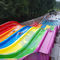 6 het Rennen van Mat Racer Water Slide Rainbow van de stegenglasvezel de Hoogte van Waterdia's 10m