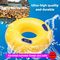 Aqua Theme Park glijbaan Zwemring opblaasbaar met handvat voor water spel