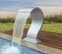 Metalen zwembad accessoires SPA roestvrij staal fontein hoofd Cascade Outdoor waterval