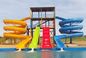 OEM commerciële zwembad accessoires glasvezel glijbaan voor kinderen