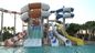Volwassenen Outdoor Multi Glasvezel Glijbaan Set Voor Water Vermaakpark Speelplaats