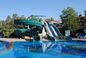 OEM Waterplezierpark Kinderen Zwemtoestellen Glasvezelslide