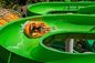 4 Rijders Glasvezel Waterpark Glijbaan Outdoor Amusement Waterpark Games Rides
