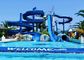 OEM Glasvezel zwembad glijbaan Buiten water pretparken Spelersets Rijden