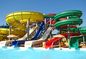 12mm glasvezel waterglijbaan voor kinderen buiten commercieel waterpark zwembad ritten