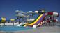 ODM Indoor speeltuin zwembad Glasvezel waterglijbanen voor kinderen