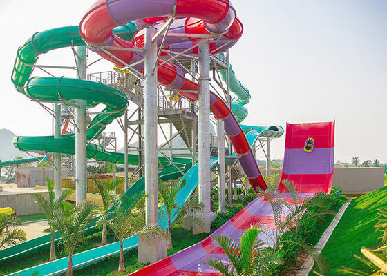Goede prijs. Aqua Park Huge Outdoor Water-Boemerang Waterslide van de Dia de Volwassen Glasvezel online