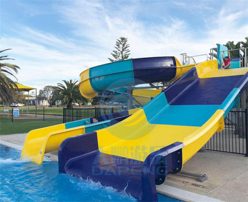 Goede prijs. Van de het Waterdia van het glasvezel Zwembad van het het Westenstrand de Parkentoevlucht Aqua Slide Sets online
