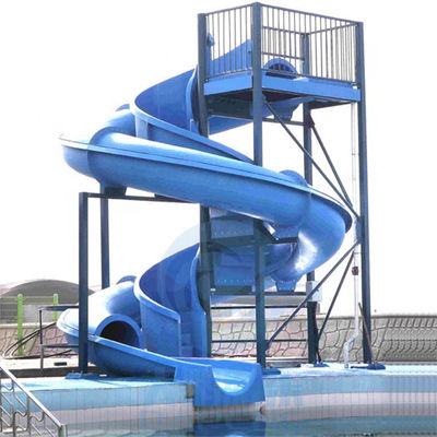 Goede prijs. Van de het Waterdia van het cycloon Zwembad Ééndelige de Glasvezel Blauwe Kleur voor Aqua Park online
