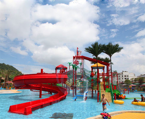 Goede prijs. OEM Aqua Park Playground Water Slide de Spronghuis van het Glasvezel Groot Water online