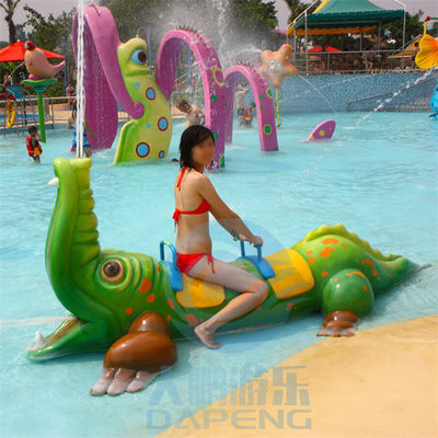 FRP-van het de Dierenwater van de Krokodilnevel de Nevelspelen met Seat in het Waterpark
