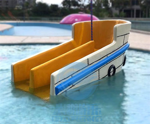 Goede prijs. De commerciële Mini Pool Slide Fiberglass Water-Dia van de Parkpool Antistatisch voor Hotel online