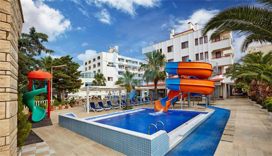 Goede prijs. Het Waterdia van het glasvezel Zwembad 4.0m Hoogte Anti UV voor Aqua Park Home online