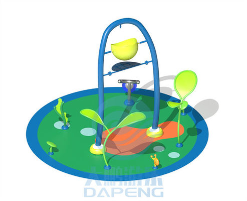 Goede prijs. 50 ㎡ Aqua Park-ontwerp voor kinderen met waterspatkussen, spraypark met EPDM-vloer online