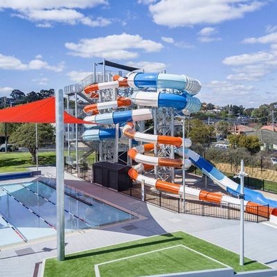 Goede prijs. Waterpark Ride Big Play And Slides Glasvezel Tube Zwem Accessoires zwembad Voor kinderen online