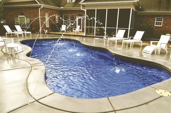 OEM Outdoor Free Standing Fiberglass in Ground Swimming Pool voor thuisgebruik