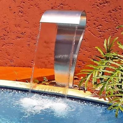 Goede prijs. Metalen zwembad accessoires SPA roestvrij staal fontein hoofd Cascade Outdoor waterval online